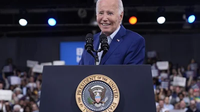 President Joe Biden speaks at a campaign rally in North Carolina, June 28, 2024
