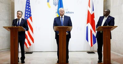 Ukraine says talks with US, UK's top diplomats were 'detailed and productive'