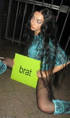 Collins word of 2024 is 'brat' - as popularised by musician Charli XCX (pictured). Using the word as the name of her sixth studio album, it was redefined as being 'characterised by a confident, independent, and hedonistic attitude'