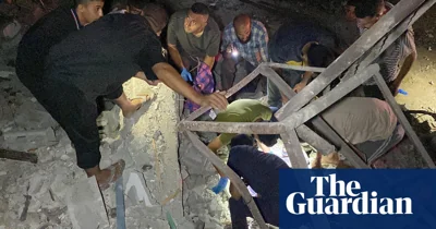 Senior Gaza aid official and family killed by Israeli airstrike on home