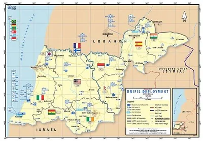 Говорят, что ЦАХАЛь нанес удар по позициям UNIFIL в Южном Ливан