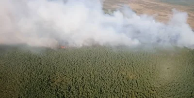 Второй день борьбы с огнем
