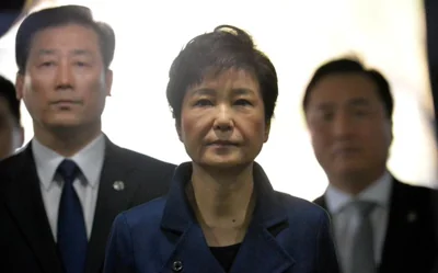 Former President Park Geun-hye appears for questioning at a Seoul court on March 30, 2017. Korea Times photo by Seo Jae-hoon