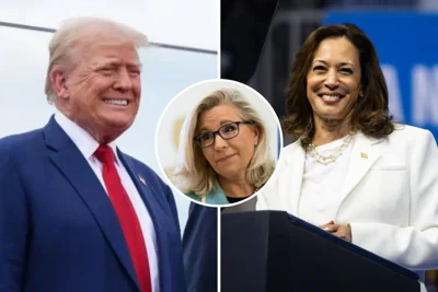 liz cheney donald trump kamala harris