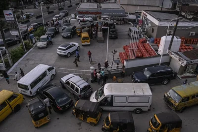 Nigeria Lagos gas station