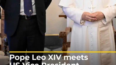 Pope Leo XIV meets US VP JD Vance