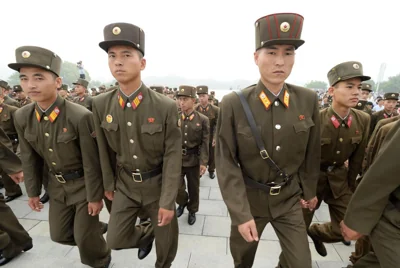 North Korean soldiers