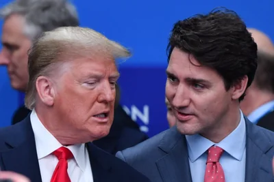 Donald Trump and Justin Trudeau