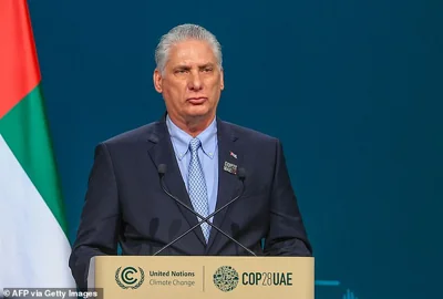 Cuba's President Miguel Díaz-Canel Bermúdez (pictured) said his administration is working hard to protect people and economic resources as Hurricane Oscar approaches