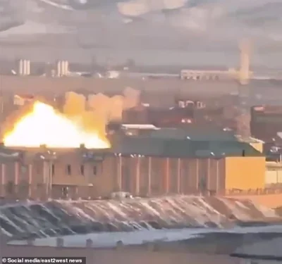 The incident took place in Grozny, more than 700 miles from the front line