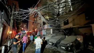 Последствия израильского авиаудара по Бейруту, 30 июля 2024 года