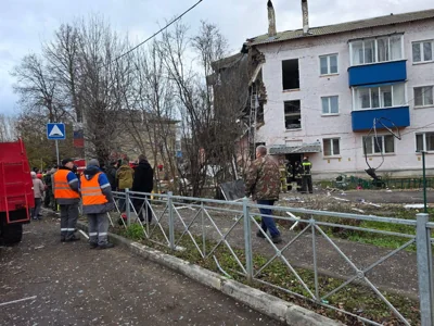 В Куркино Тульской области обрушился подъезд жилого дома