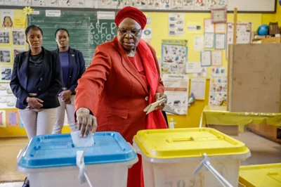 South West Africa People's Organisation (SWAPO) presidential candidate Netumbo Nandi-Ndaitwah