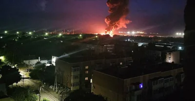 Уночі 30 липня Сили оборони вдарили по нафтобазі росіян у Курській області
