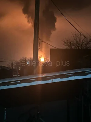 Оперативный штаб Краснодарского края подтвердил пожар на Ильском НПЗ в результате атаки беспилотников