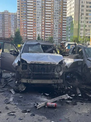На севере Москвы взорвался автомобиль, есть пострадавшие