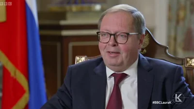 Russian ambassador laughs at idea country was ‘involved’ in Salisbury attacks following enquiry