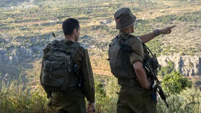 IDF soldiers on the northern border