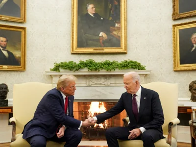 Trump meets Biden at the White House