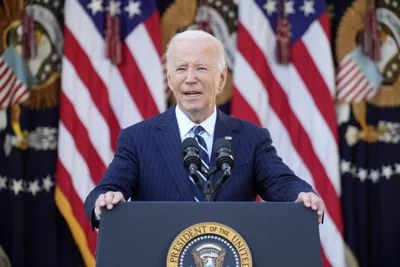 Joe Biden speaks at the White House