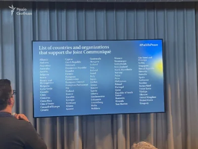 Коммюнике саммита мира по Украине в Швейцарии подписали 80 стран из 91