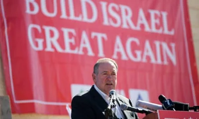 Mike Huckabee in the West Bank in August 2018.