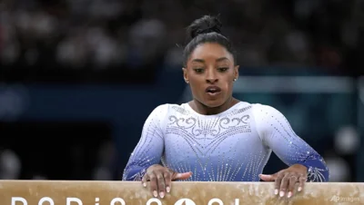 Simone Biles fifth after fall, Italy's D'Amato wins Paris balance beam gold