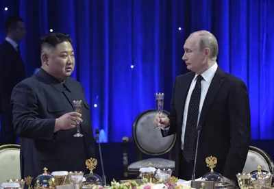 Putin and Kim Jon Un