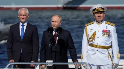 На російському морському параді відсутні кораблі, які атакувала Україна