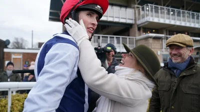 World’s tallest jockey aiming to land Geri and Christian Horner a Cheltenham winner with horse trained at their house