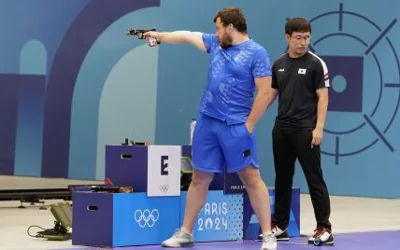 Украинский стрелок Коростылев на второй подряд Олимпиаде остановился рядом с пьедесталом