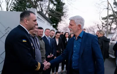 Президент Чехії прибув до Одеси. РФ запустила по місту дрони під час робочої зустрічі влади з Павелом