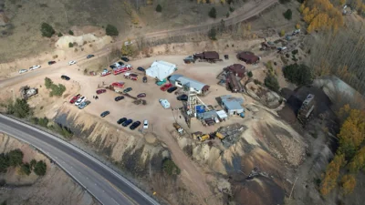 1 person is dead and 12 are trapped in a former Colorado gold mine