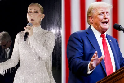 Celine Dion and Donald Trump