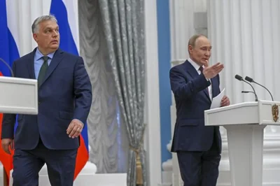 Russian President Putin - Hungarian Prime Minister Orban joint press conference in Moscow