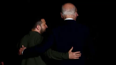 US President Joe Biden and Ukrainian President Volodymyr Zelenskyy