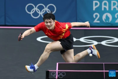 China's Fan wins table tennis men's singles title at Paris 2024