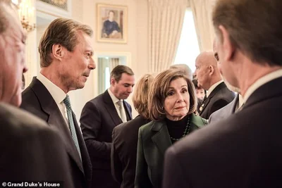 Pelosi was traveling with a bipartisan Congressional delegation in Luxembourg when the incident occurred