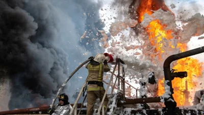 В Туапсе в результате атаки дрона в очередной раз загорелся НПЗ