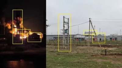 В Энгельсе горит нефтебаза, обслуживающая военный аэродром