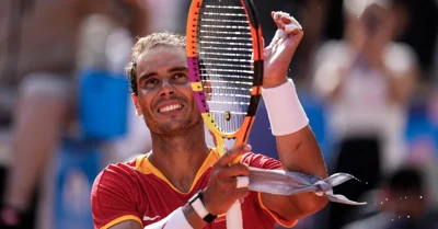 Rafael Nadal Wins in Olympic Singles Tennis