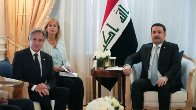 Blinken makes unannounced Iraq visit as part of Syria diplomacy push