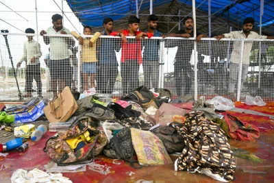 Image: India Religion religious stampede aftermath