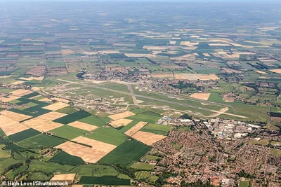 An aerial View of RAF Mildenhall shows the sheer scale of the site, making it challenging for USAF to monitor