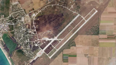 Спутники зафиксировали последствия атаки по аэродрому «Саки» (фото)