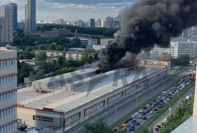 В Екатеринбурге пылает оборонный завод «Автоматики»