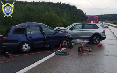 Два человека погибли в лобовом ДТП в Логойском районе