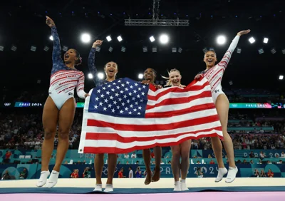 Team USA celebrate after claiming gold