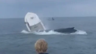 Boat capsizing