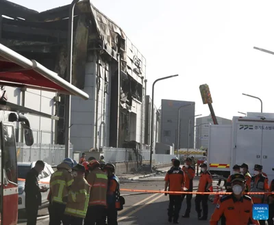 Several Chinese nationals confirmed dead in S. Korea's battery plant fire
